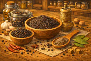 Чёрный перец: классика, без которой не обходится ни одна кухня