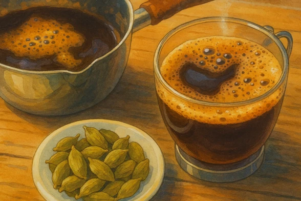 Арабский кофе с кардамоном