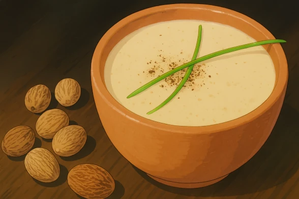 Соус бешамель с мускатным орехом