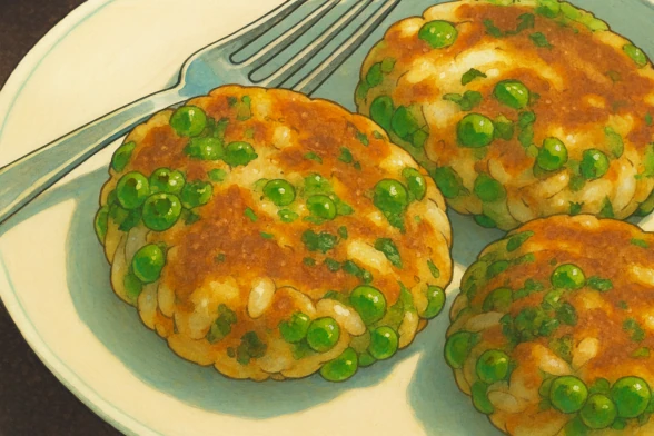 Индийские картофельные котлеты Aloo Tikki с ажгоном