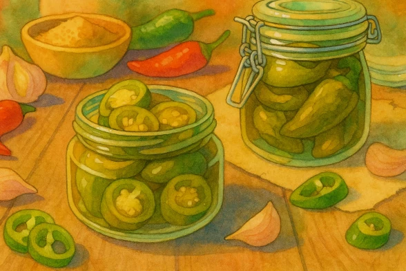 Простой домашний рецепт маринованных халапеньо