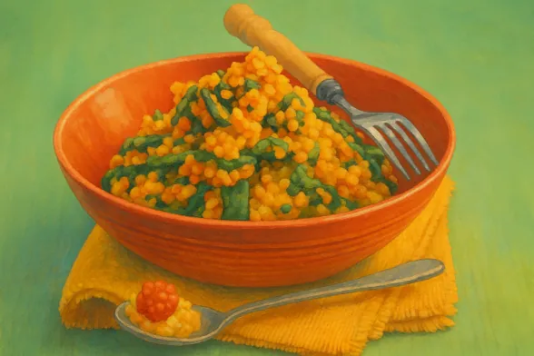 Пряная чечевица с кокосовым молоком