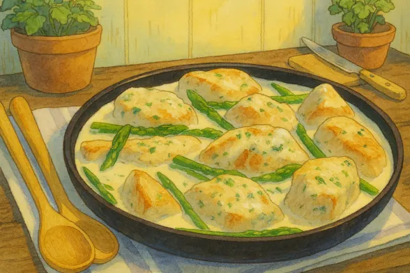 Курица в сливочно-шалфейном соусе