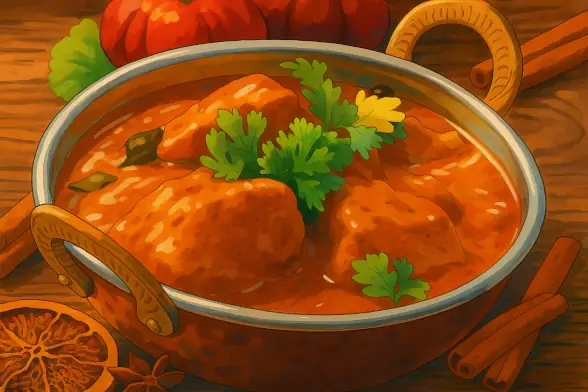 Традиционное индийское рыбное карри с сушёной гарцинией