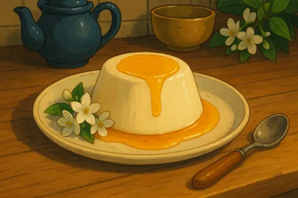 Нежная жасминовая панна-котта