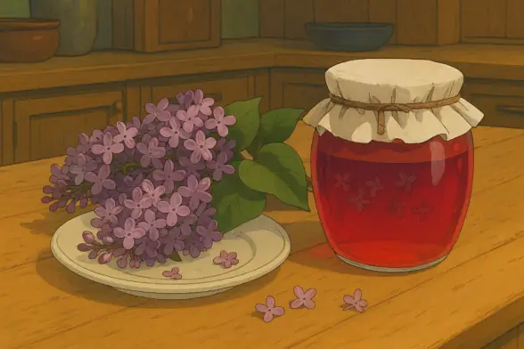 Ароматный сироп из цветков сирени