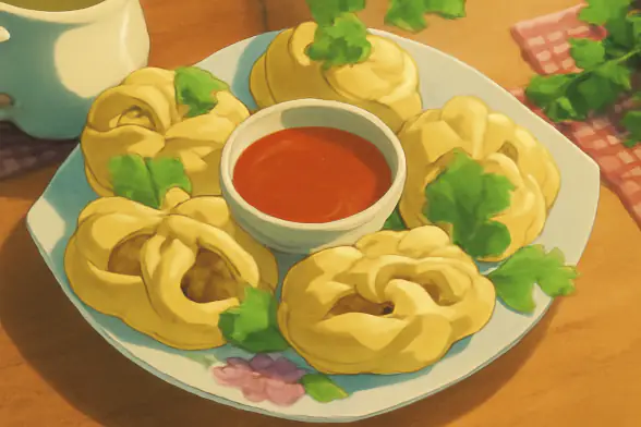 Домашние манты с джусаем