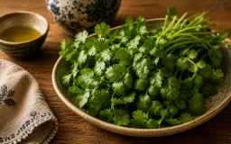 Свежая кинза