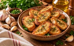 Чесночные гренки